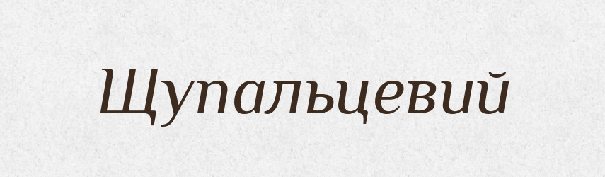 Щупальцевий — Великий тлумачний словник сучасної української мови