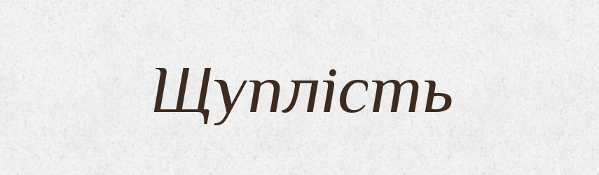 Щуплість — Великий тлумачний словник сучасної української мови