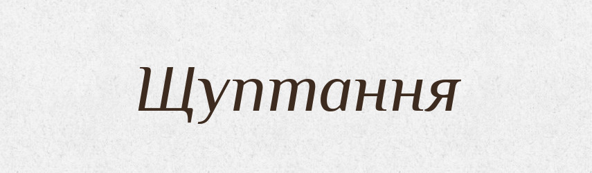 Щуптання — Великий тлумачний словник сучасної української мови