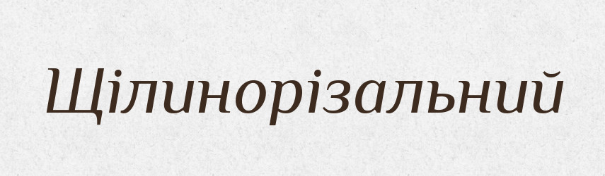 Щілинорізальний — Великий тлумачний словник сучасної української мови