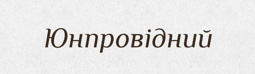 Юнпровідний — Великий тлумачний словник сучасної української мови