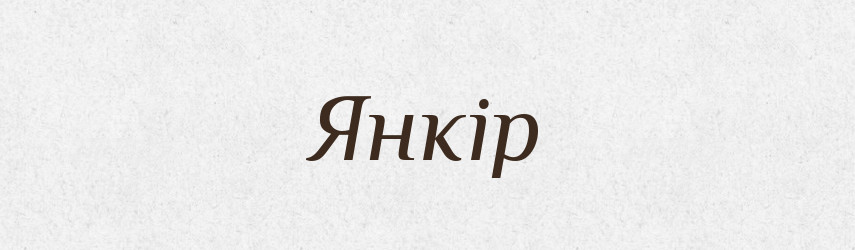 Янкір — Великий тлумачний словник сучасної української мови