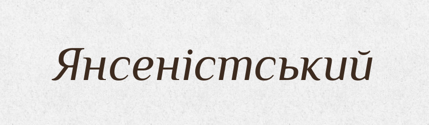 Янсеністський — Великий тлумачний словник сучасної української мови