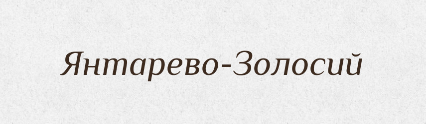 Янтарево-Золосий — Великий тлумачний словник сучасної української мови